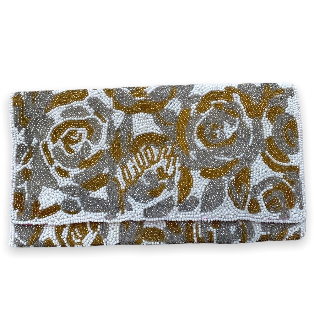 Lilly Pulitzer beaded clutch